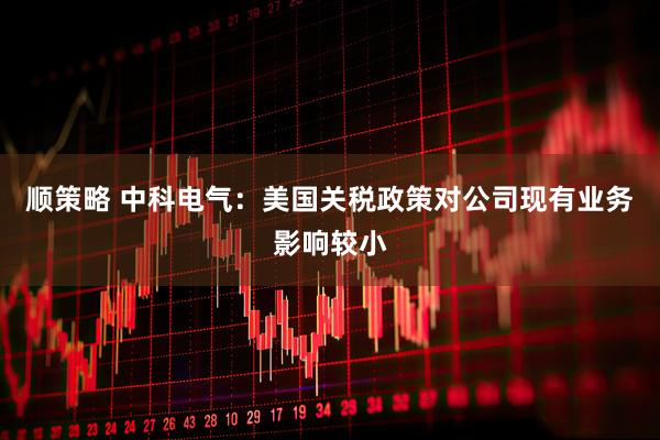 顺策略 中科电气：美国关税政策对公司现有业务影响较小