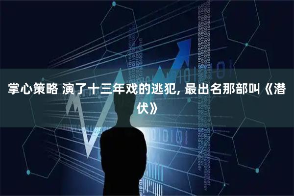 掌心策略 演了十三年戏的逃犯, 最出名那部叫《潜伏》